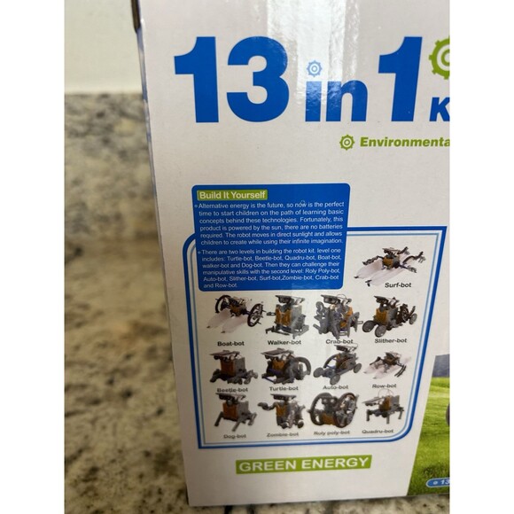 KIDWILL 13-in-1 Educational Solar Robot Kit for Kids, STEM Education - Picture 2 of 6